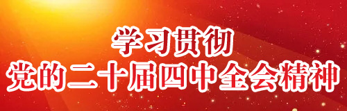 学习贯彻党的二十届四中全会精神
